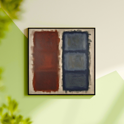 Cerulean Fade (Inspired by No. 61 (Rust and Blue)) -  Abstract Art