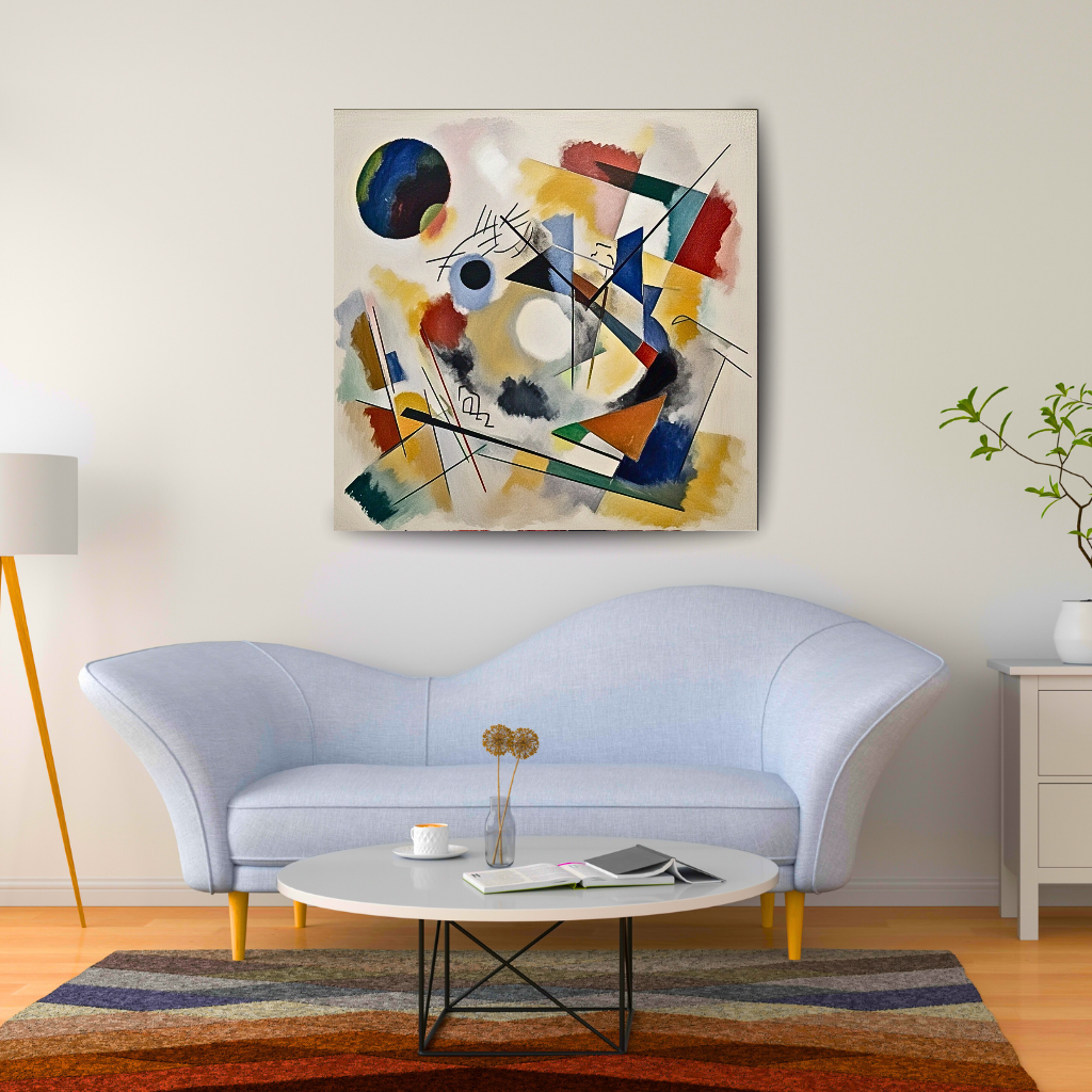Geometric Oasis -  Abstract Art