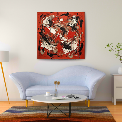 Redstone Rhapsody (Inspired by Indian Red Ground) -  Abstract Art