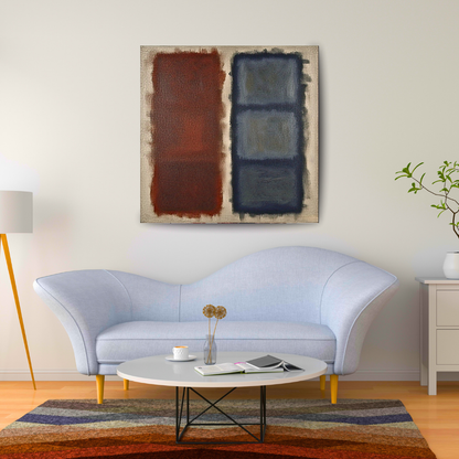 Cerulean Fade (Inspired by No. 61 (Rust and Blue)) -  Abstract Art