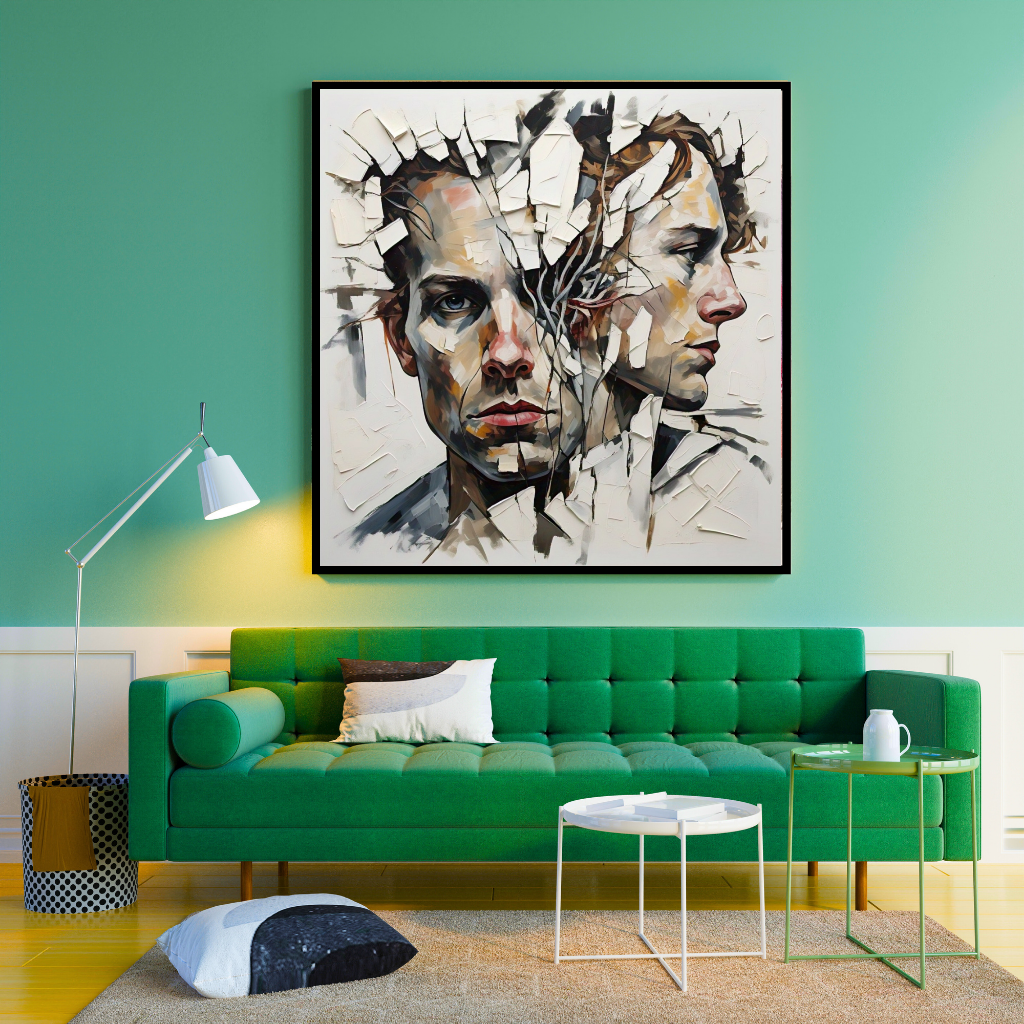 Column of Sorrow (Insp. by The Broken Column) -  Abstract Art
