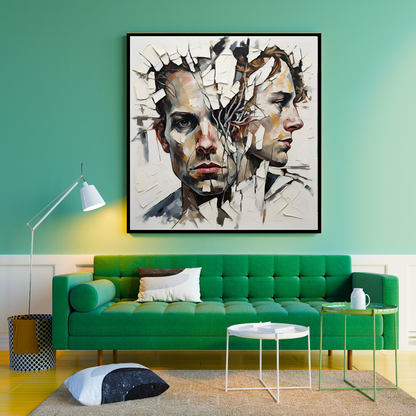 Column of Sorrow (Insp. by The Broken Column) -  Abstract Art