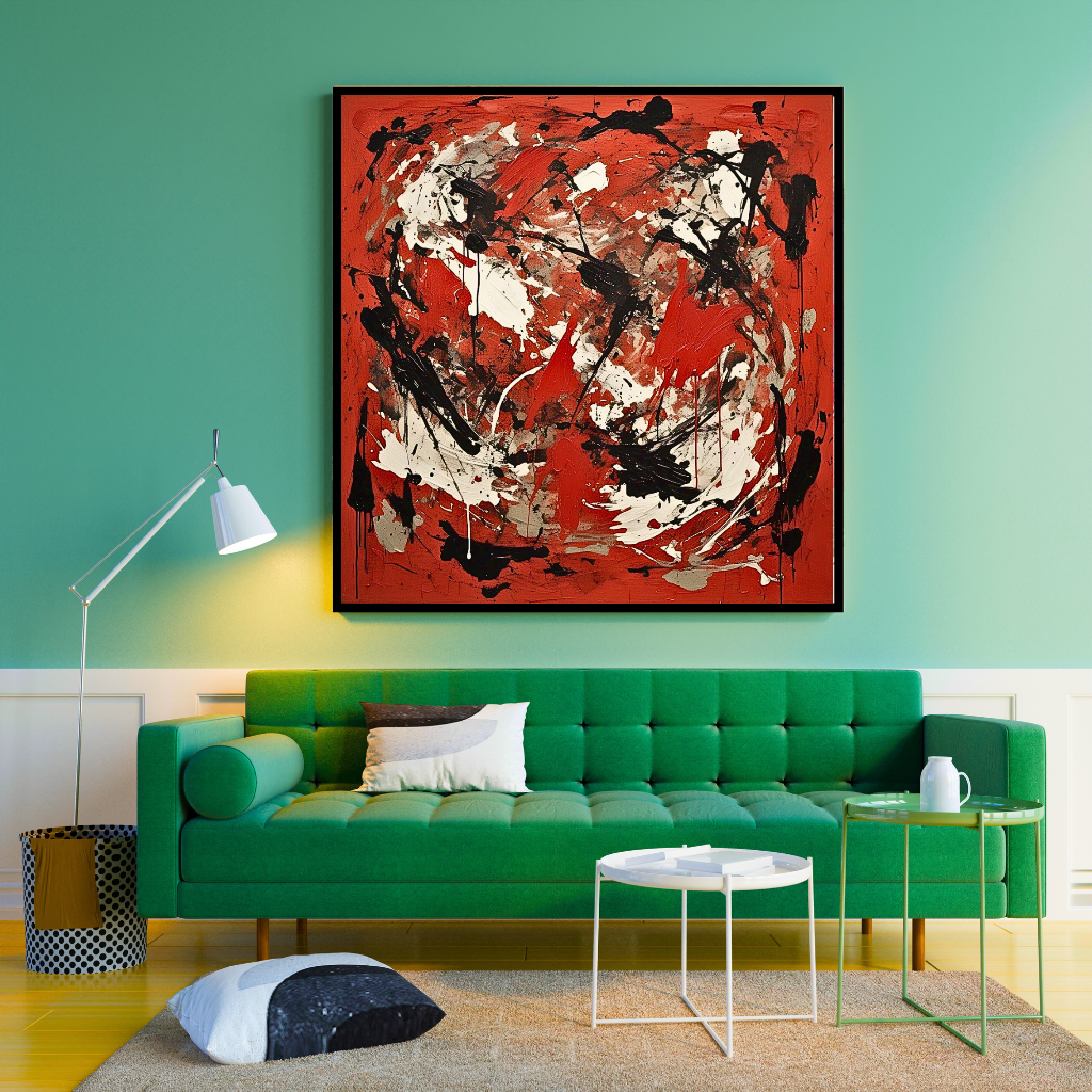Redstone Rhapsody (Inspired by Indian Red Ground) -  Abstract Art