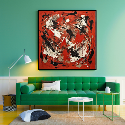 Redstone Rhapsody (Inspired by Indian Red Ground) -  Abstract Art