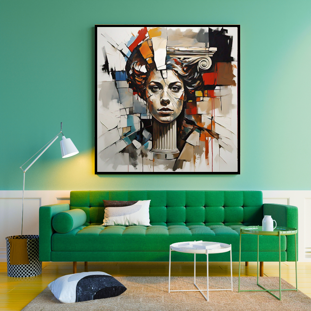 Disjointed Elegy (Insp. by The Broken Column) -  Abstract Art