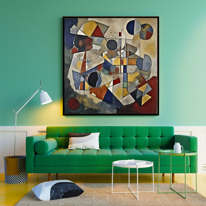 Rhythmic Geometry: An Abstract Art Exploration