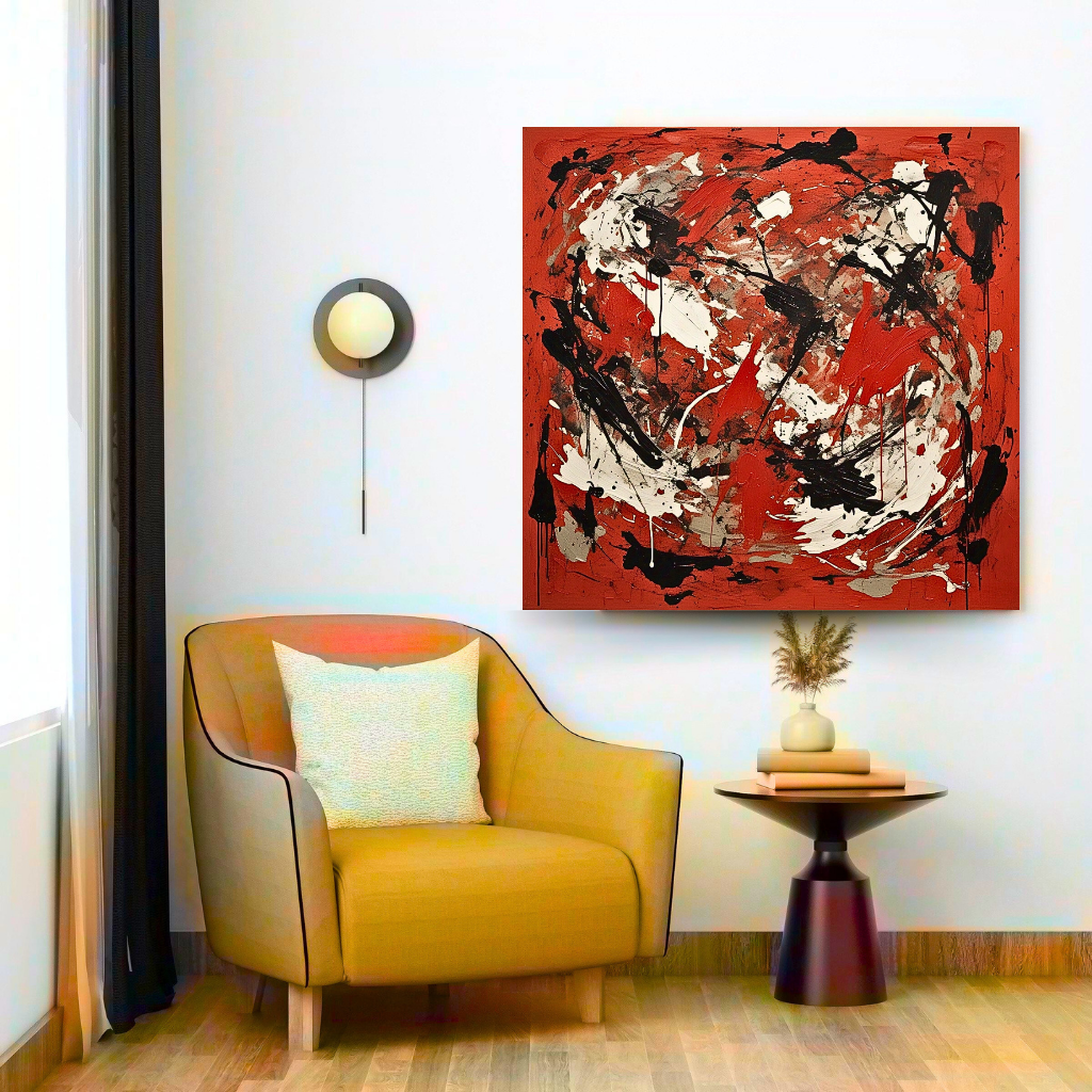 Redstone Rhapsody (Inspired by Indian Red Ground) -  Abstract Art