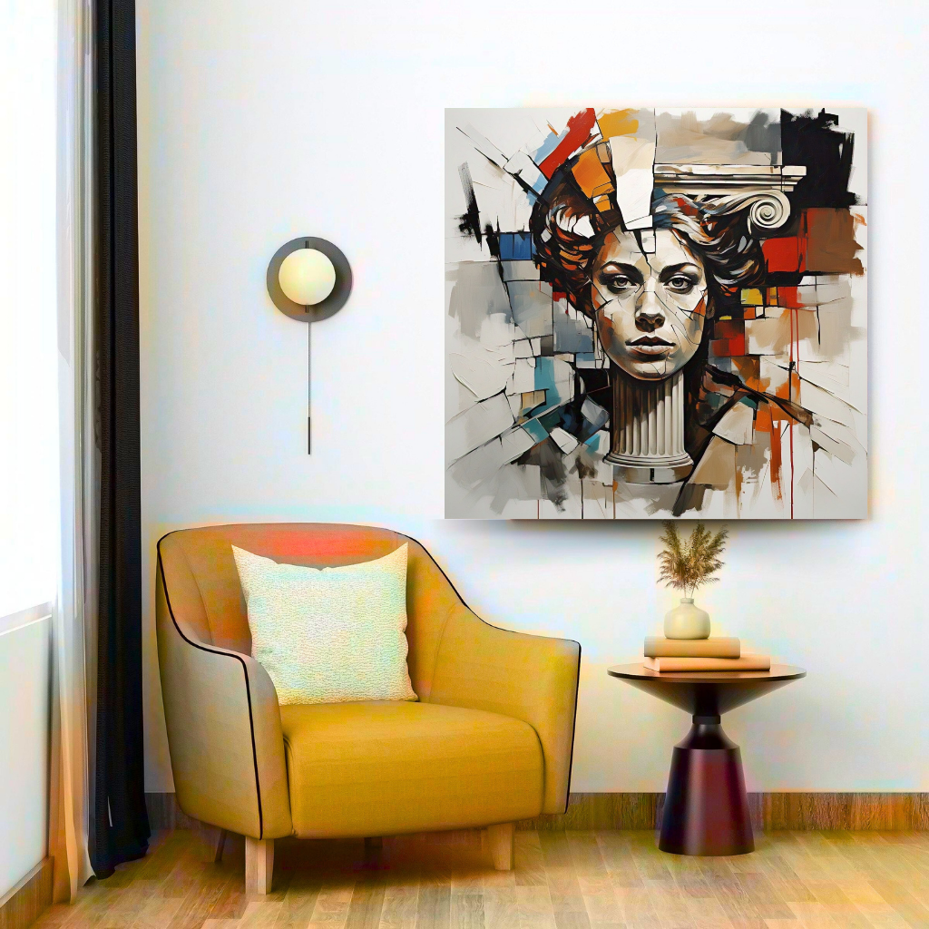 Disjointed Elegy (Insp. by The Broken Column) -  Abstract Art