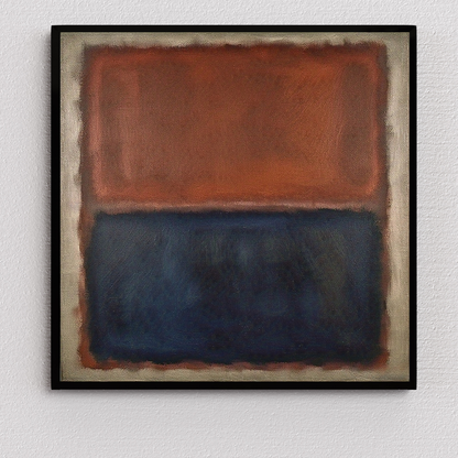 Luminous Rust (Inspired by No. 61 (Rust and Blue)) -  Abstract Art