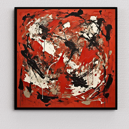 Redstone Rhapsody (Inspired by Indian Red Ground) -  Abstract Art
