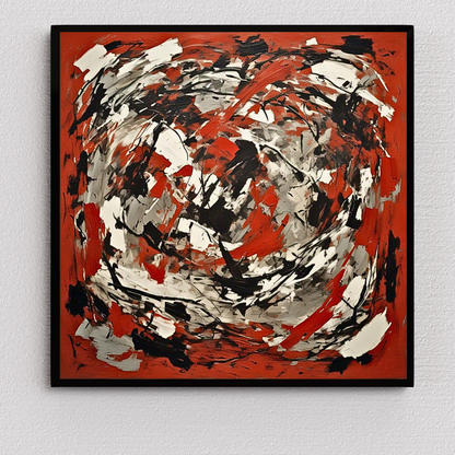 Red Terrain Awakening (Inspired by Indian Red Ground) -  Abstract Art
