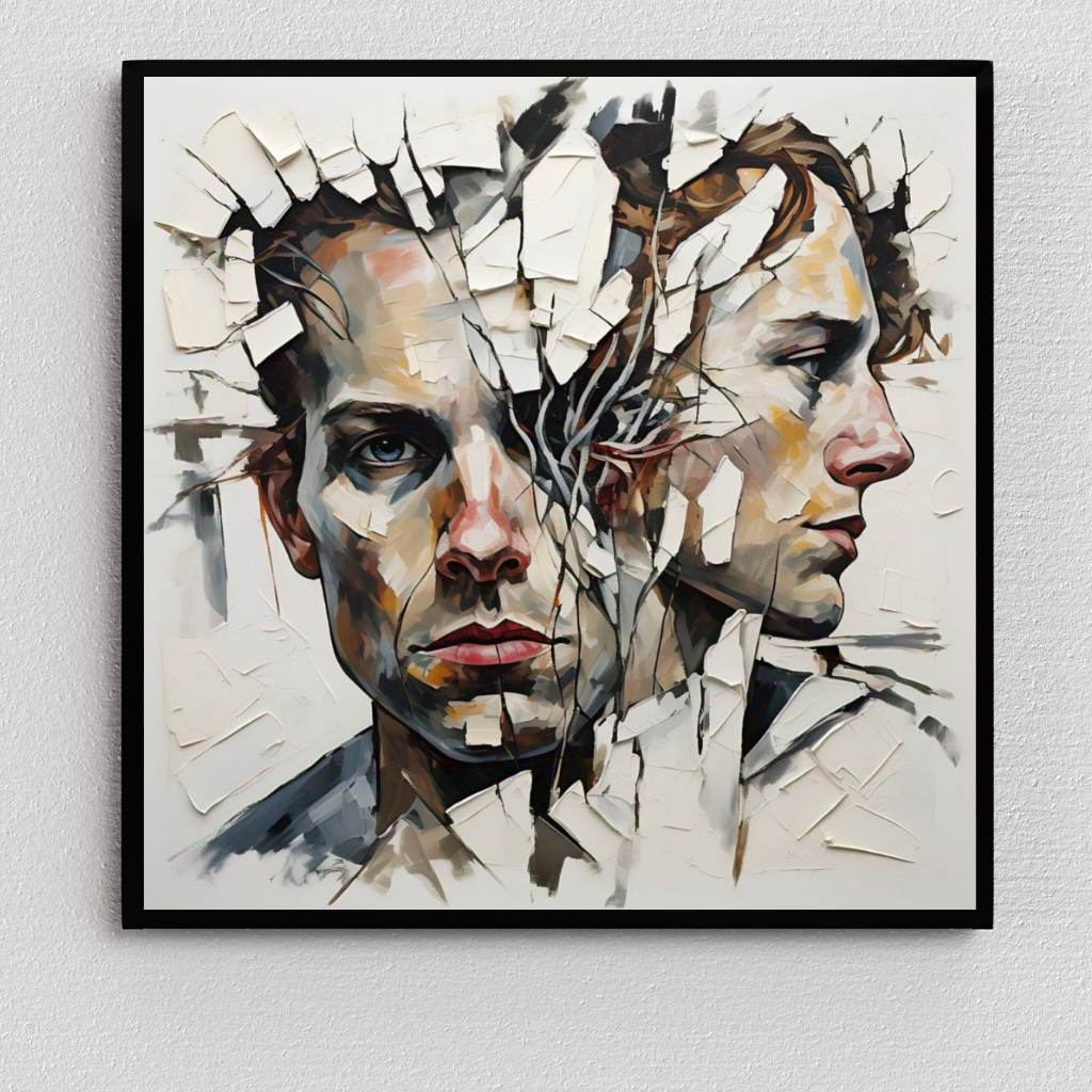 Column of Sorrow (Insp. by The Broken Column) -  Abstract Art