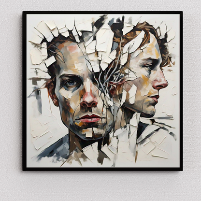 Column of Sorrow (Insp. by The Broken Column) -  Abstract Art