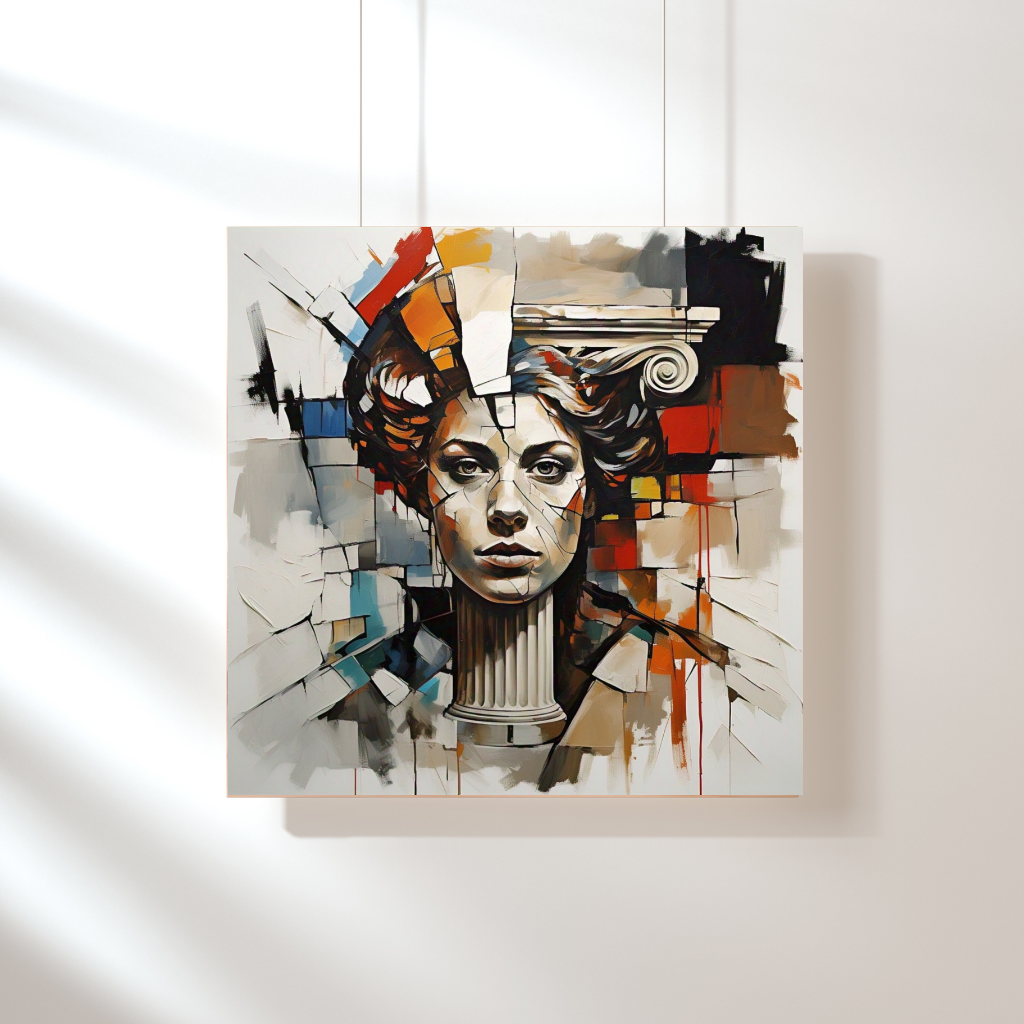 Disjointed Elegy (Insp. by The Broken Column) -  Abstract Art