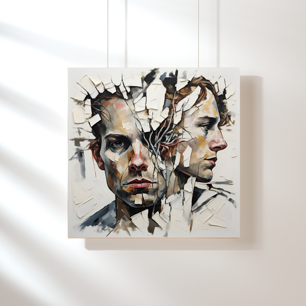 Column of Sorrow (Insp. by The Broken Column) -  Abstract Art
