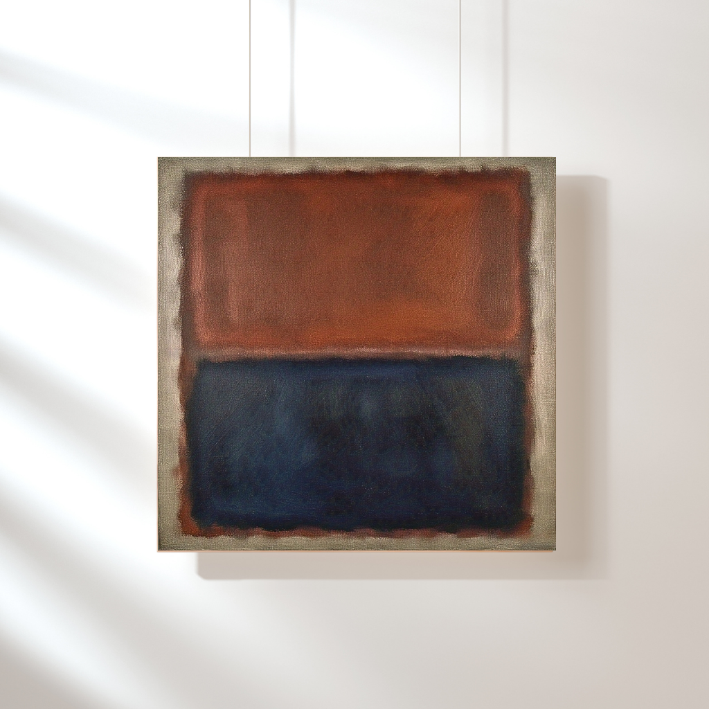 Luminous Rust (Inspired by No. 61 (Rust and Blue)) -  Abstract Art