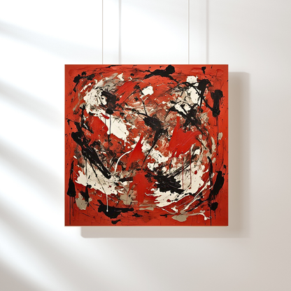 Redstone Rhapsody (Inspired by Indian Red Ground) -  Abstract Art