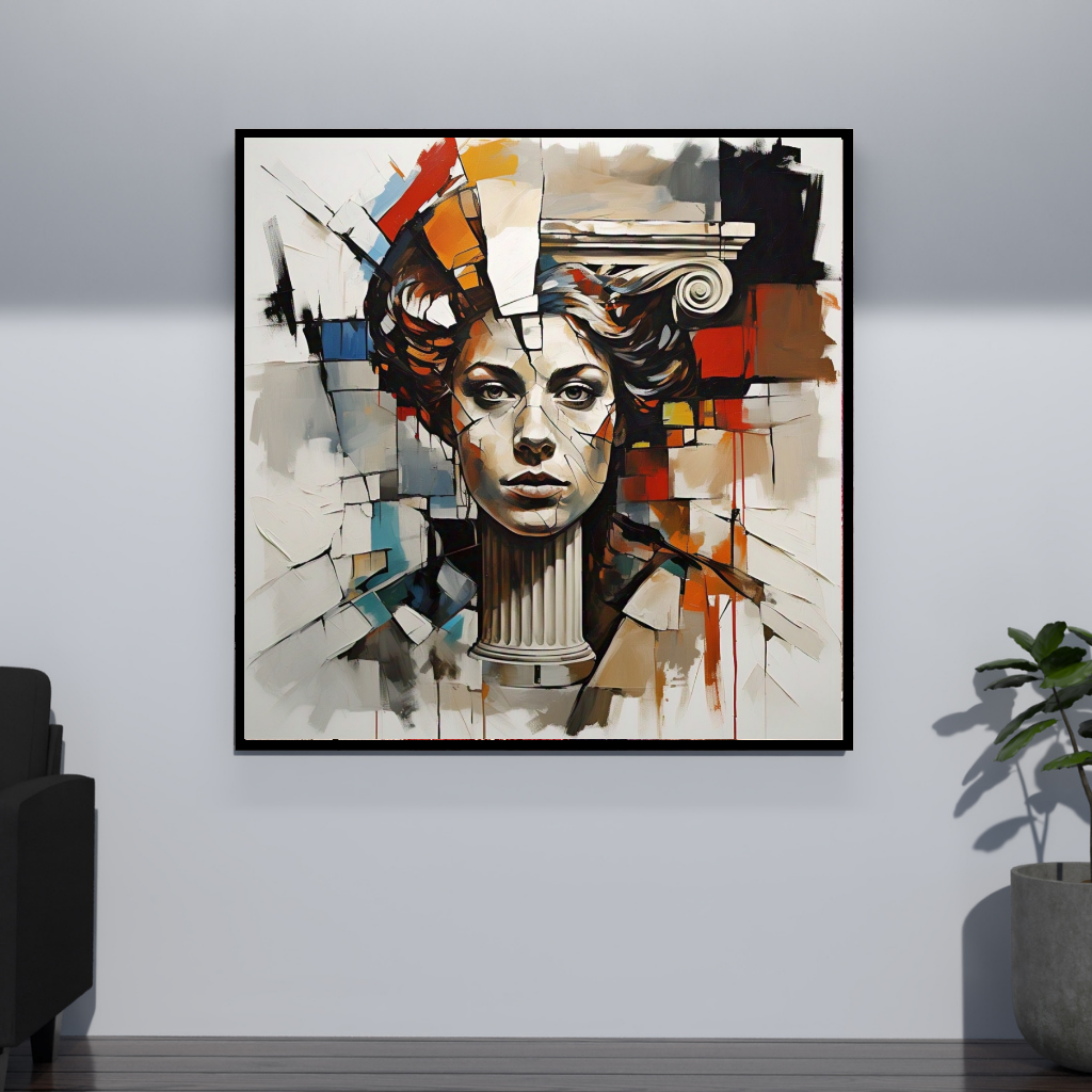 Disjointed Elegy (Insp. by The Broken Column) -  Abstract Art