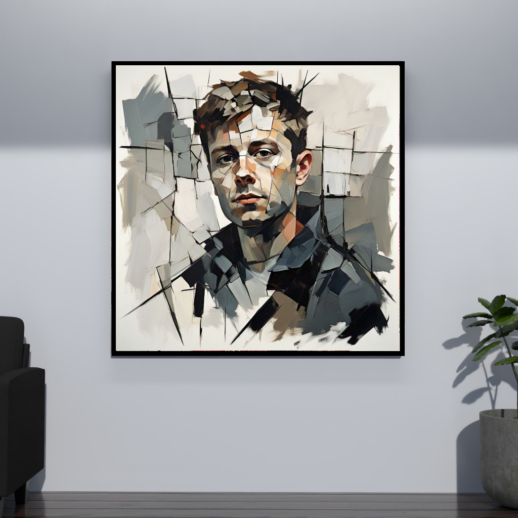 Shattered Axis (Insp. by The Broken Column) -  Abstract Art