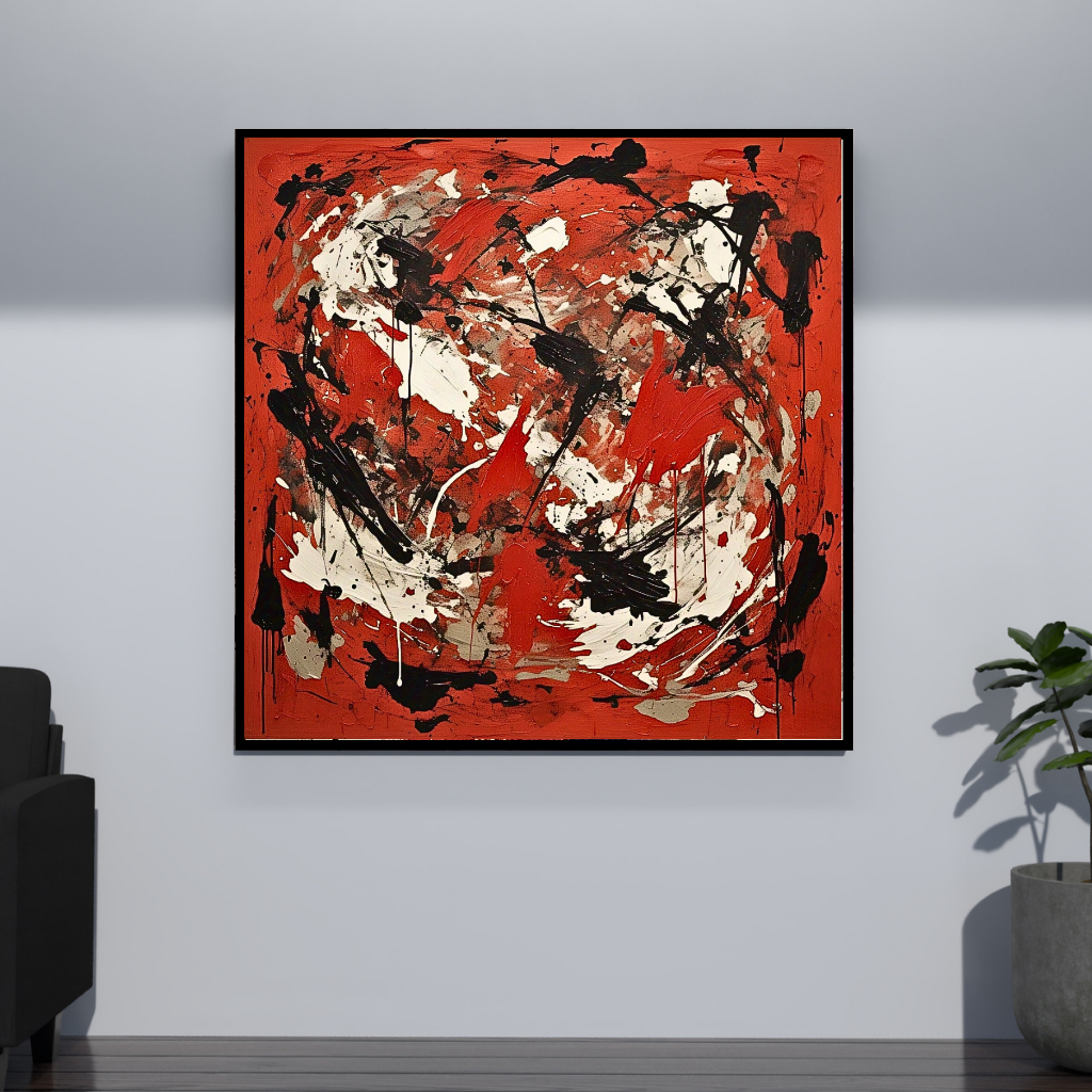 Redstone Rhapsody (Inspired by Indian Red Ground) -  Abstract Art