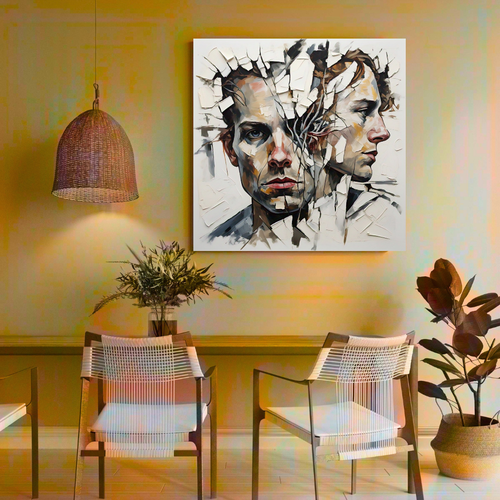 Column of Sorrow (Insp. by The Broken Column) -  Abstract Art
