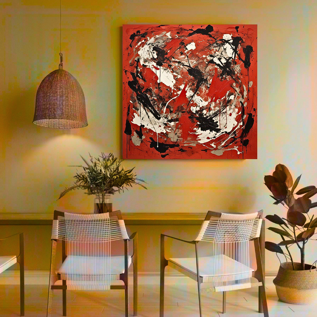 Redstone Rhapsody (Inspired by Indian Red Ground) -  Abstract Art