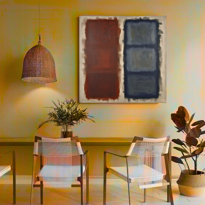 Cerulean Fade (Inspired by No. 61 (Rust and Blue)) -  Abstract Art