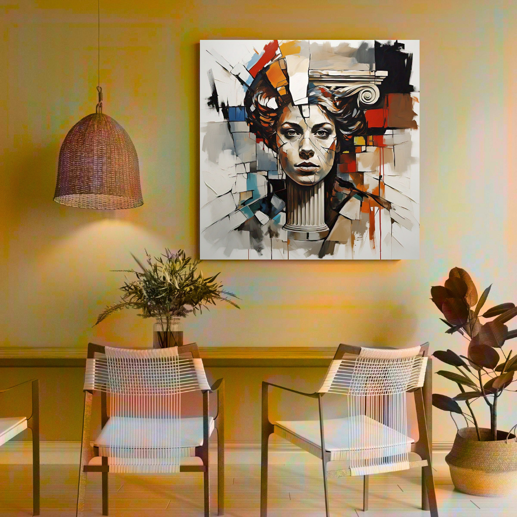 Disjointed Elegy (Insp. by The Broken Column) -  Abstract Art