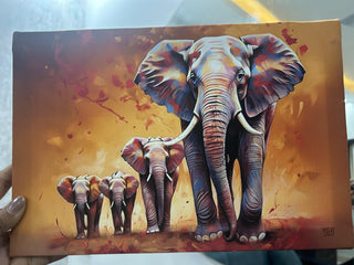 Customer photo of Elephant Family - Vastu Inspired Art