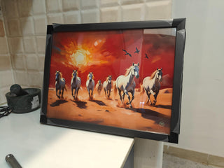 Customer photo of Pyro Gallop: Seven Horses Inspired by Vastu Shastra