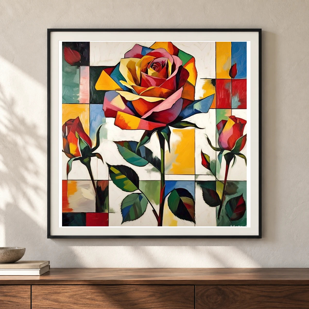 Art La Vie En Rose 1979 A V shown in a styled interior