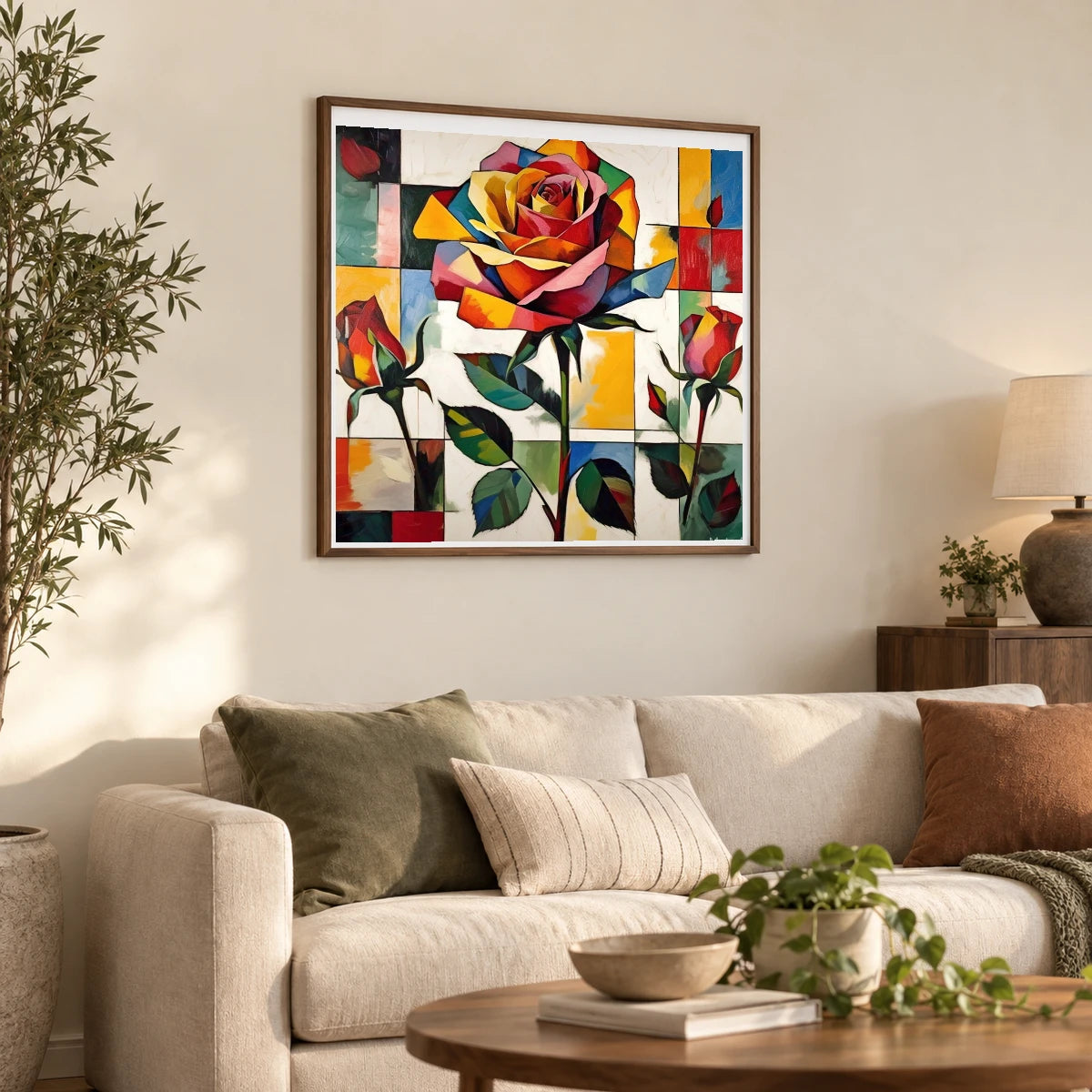 Art La Vie En Rose 1979 A V shown in a styled interior
