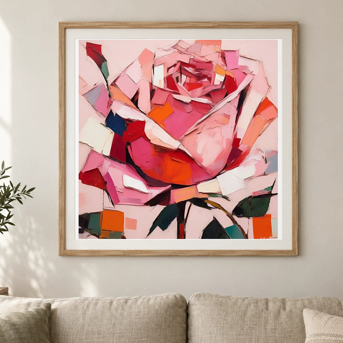 Art La Vie En Rose 1979 A shown in a styled interior