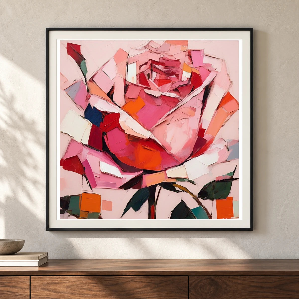 Art La Vie En Rose 1979 A shown in a styled interior