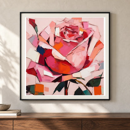 Art La Vie En Rose 1979 A shown in a styled interior