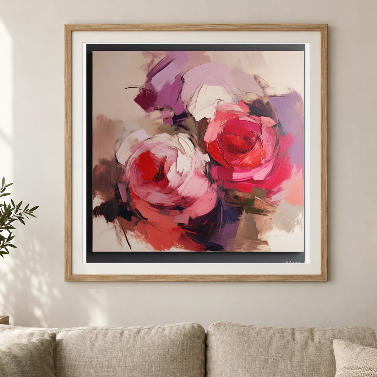 Art La Vie En Rose 1979 A II shown in a styled interior