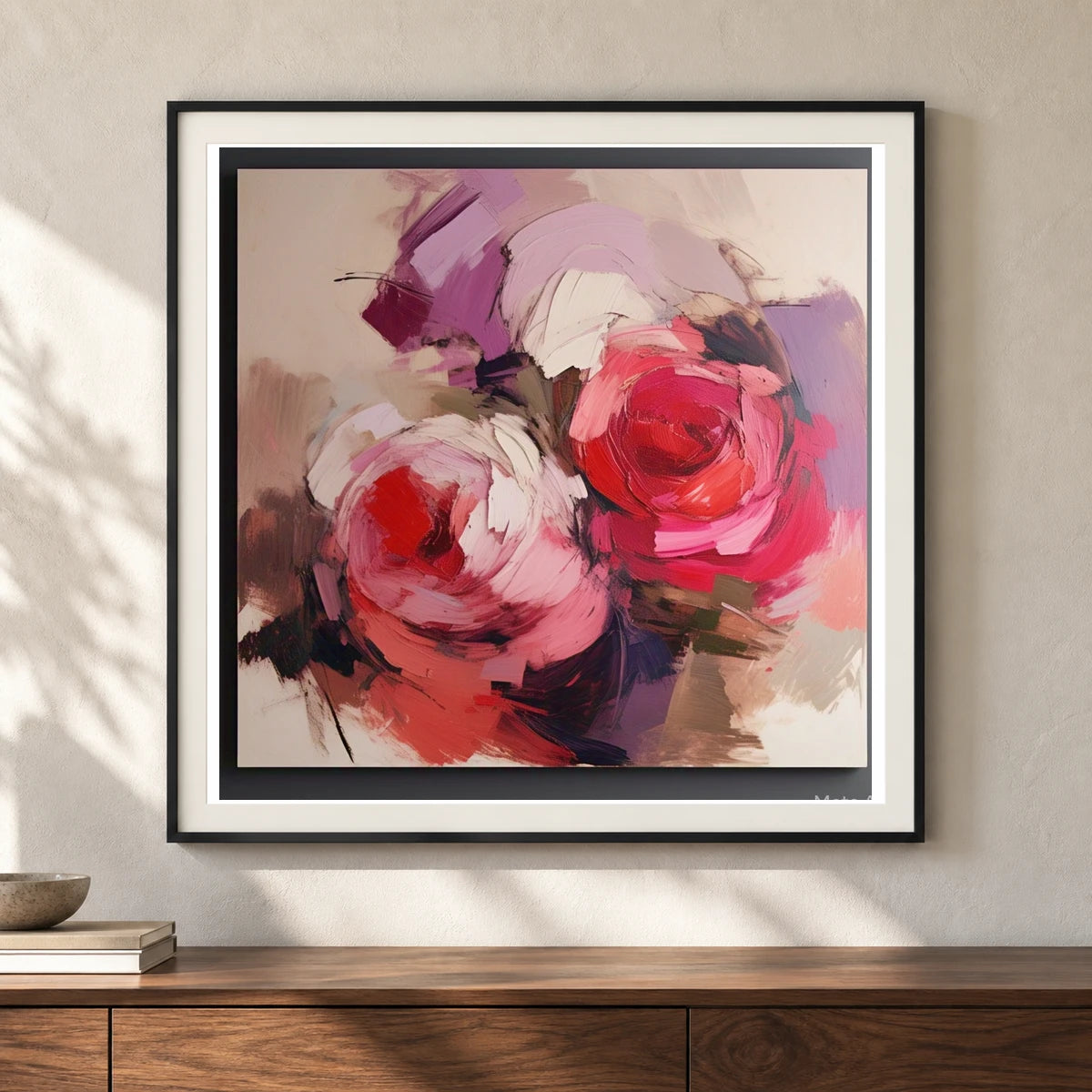 Art La Vie En Rose 1979 A II shown in a styled interior