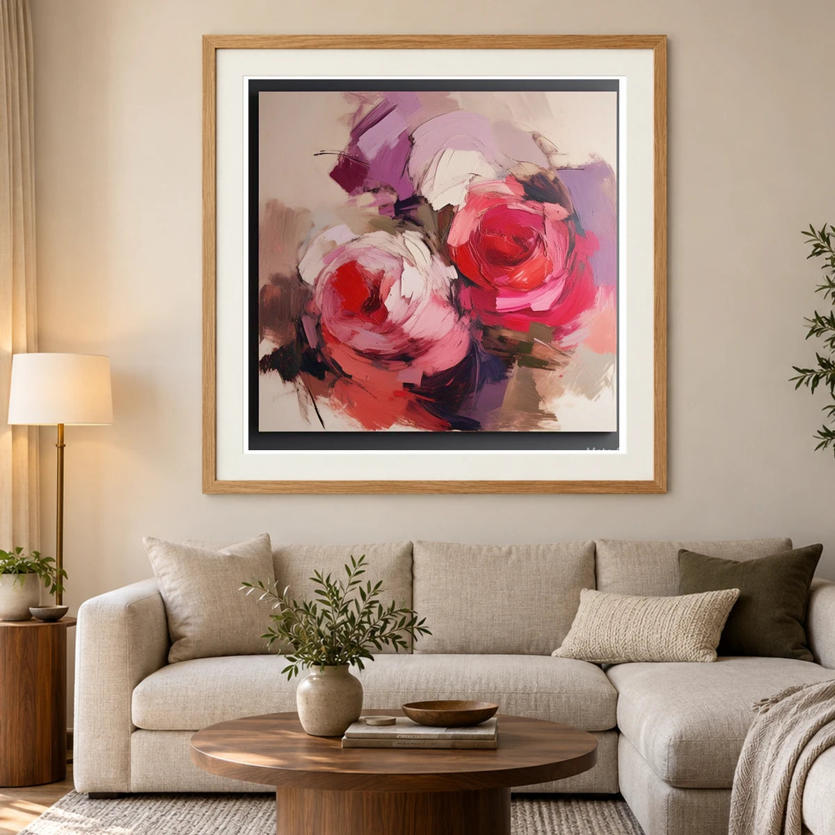 Art La Vie En Rose 1979 A II abstract art print by SaamCrafts