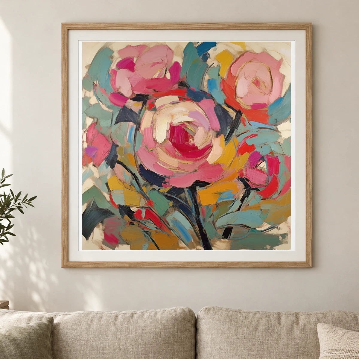 Art La Vie En Rose 1979 A III shown in a styled interior
