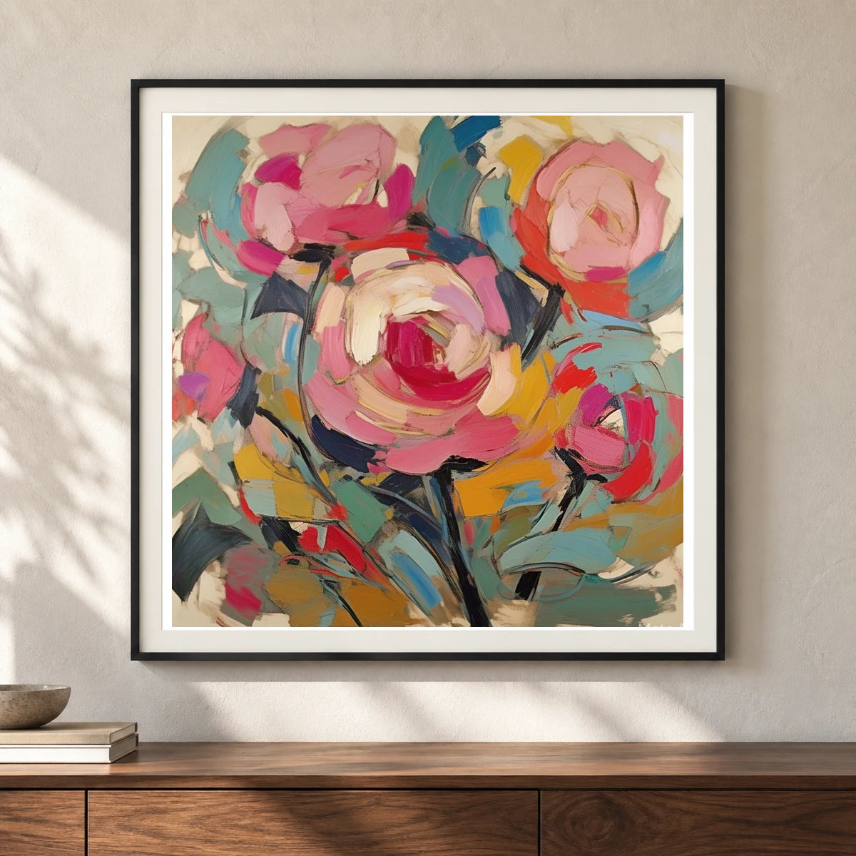 Art La Vie En Rose 1979 A III shown in a styled interior