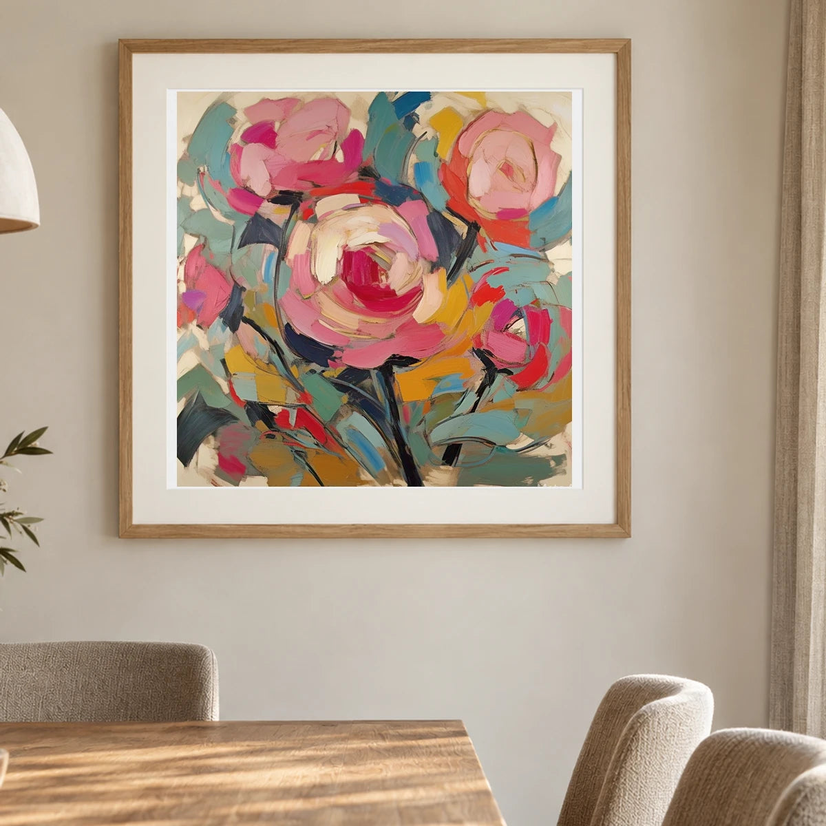 Art La Vie En Rose 1979 A III shown in a styled interior