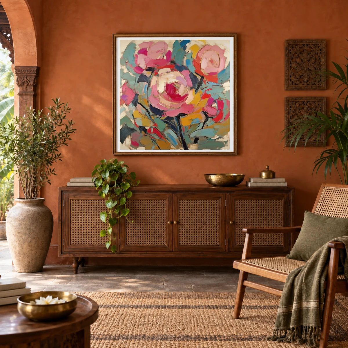 Art La Vie En Rose 1979 A III abstract art print by SaamCrafts