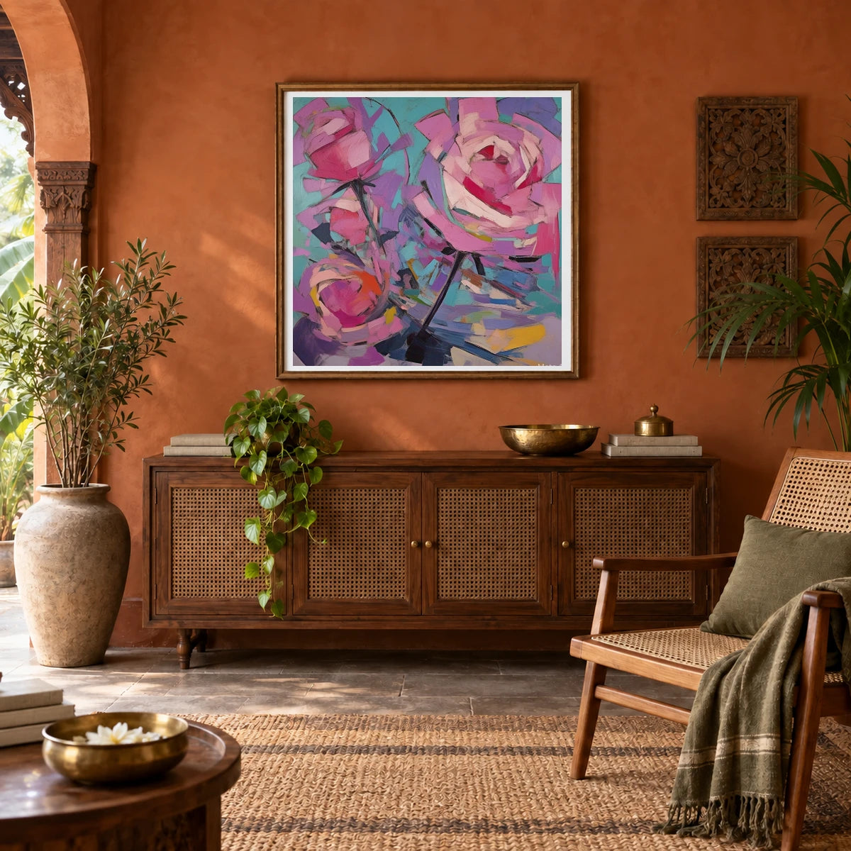 Art La Vie En Rose 1979 A IV abstract art print by SaamCrafts