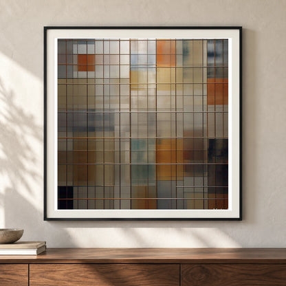 Cage Grid By Gerhard Richter shown in a styled interior
