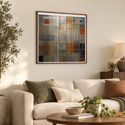Cage Grid By Gerhard Richter shown in a styled interior