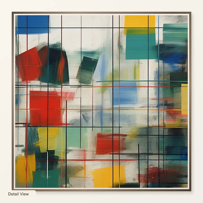 Cage Grid By Gerhard Richter II artwork detail view