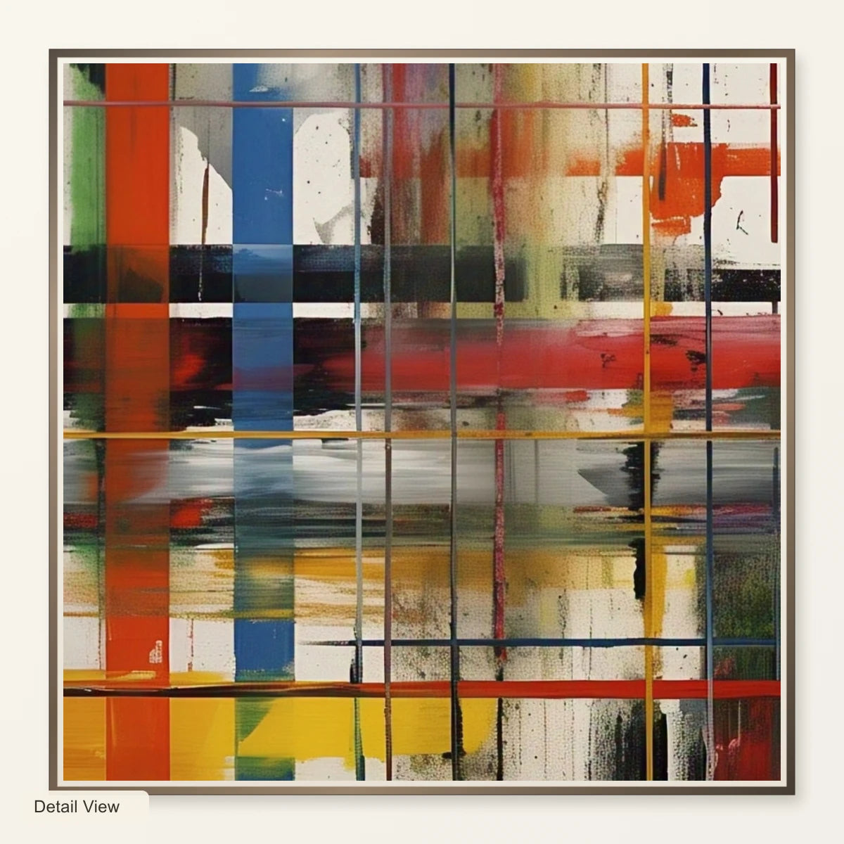 Cage Grid By Gerhard Richter III artwork detail view