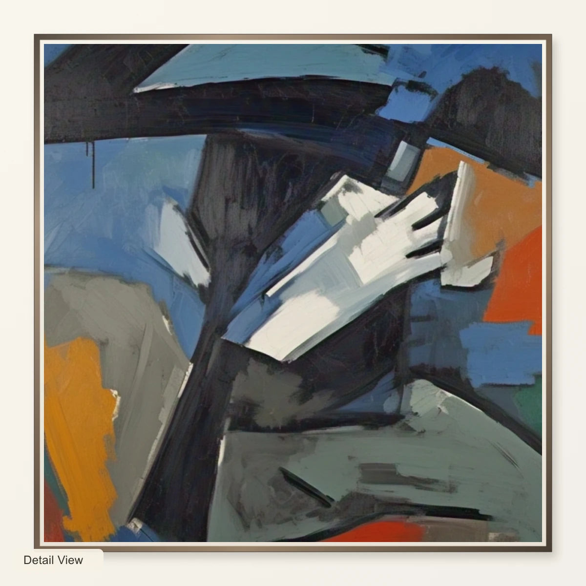 Chief 1950 A Classic Example Of Kline S III artwork detail view
