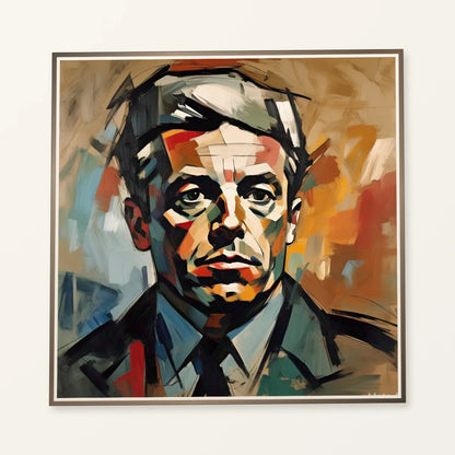 Chief 1950 A Classic Example Of Kline S IV abstract art print by SaamCrafts