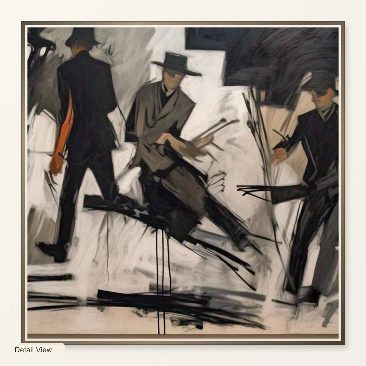 Chief 1950 A Classic Example Of Kline S V artwork detail view
